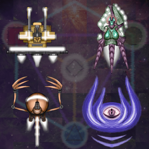 ship designs for Dimension Shift video game